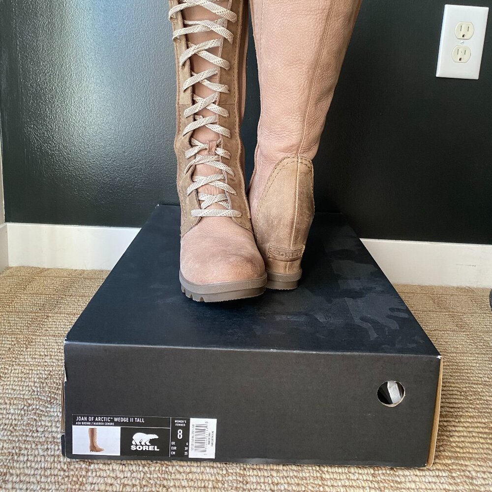 Sorel Joan of Arctic Wedge II Tall Size 8